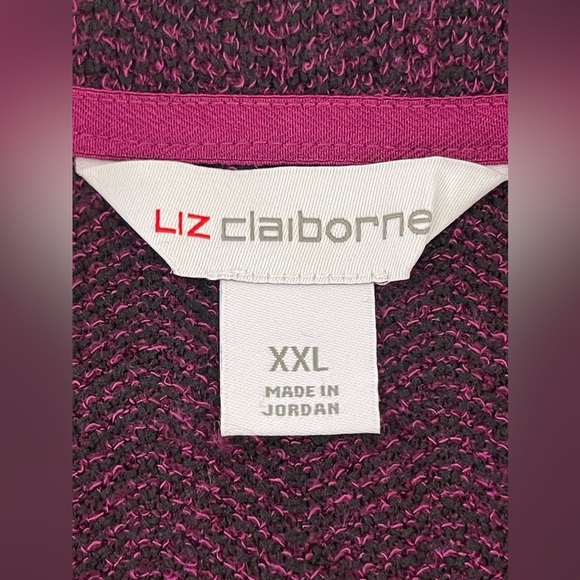 Liz clairbone women’s berry color size xxl top - Picture 5 of 9